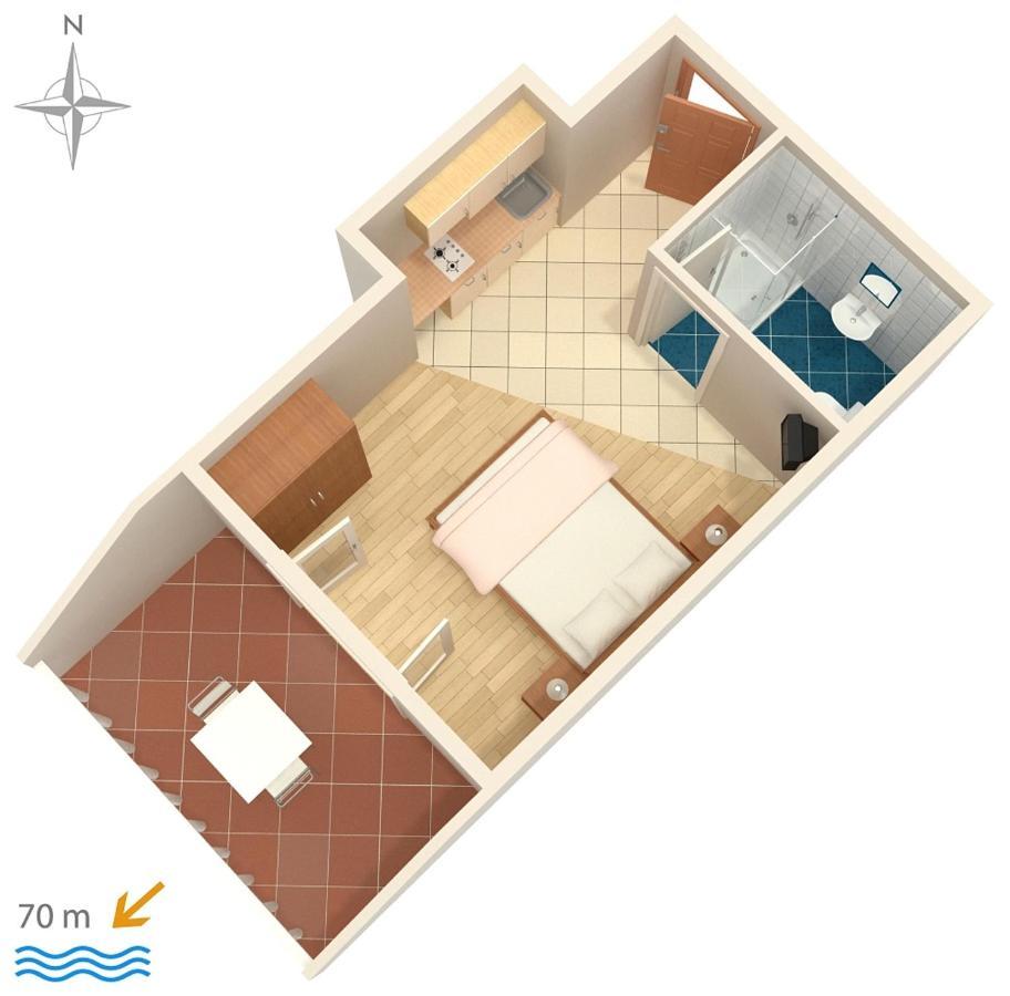 Apartments By The Sea Stara Novalja, Pag - 6469 Exteriör bild